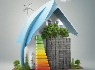 An infographic showing energy efficiency tips.