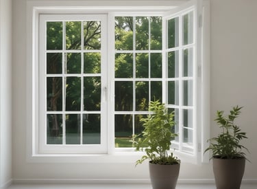 a tall building with many windows next to a clock