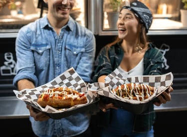 Food truck Las Perverchas montado en fiesta privada en CDMX”