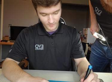 technician repairing phone
