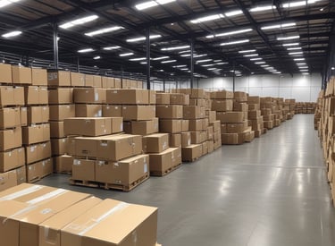 A hand holding a thermal scanner is pointed towards a rack of computer servers. The servers are illuminated with blue LED lights, giving a technological and futuristic feel.