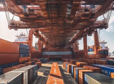 A large boat sitting on top of a lush green field