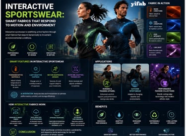Interactive Sportswear: Smart Fabrics That Respond to Motion and Environment,  