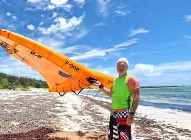 Thierry, manager d’Ocean Lodge à la baie de Sakalava près de Diego-Suarez Madagascar