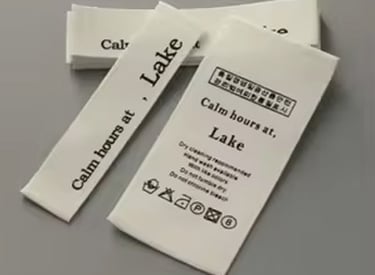 Size and Care Labels for Clothing - Fabric Care Labels