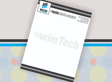 High-Quality Letterhead Design for Motorbike Companies 