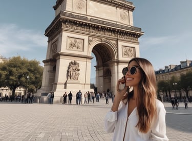 A creative workspace with content creators collaborating on projects.