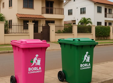 Borla Commando Waste Bins
