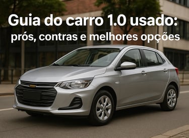 Chevrolet Onix 1.0 usado prateado estacionado em rua urbana