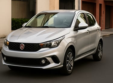Fiat Argo estacionado em rua