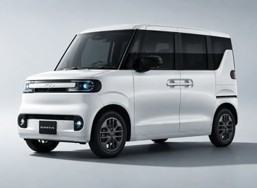 Mini van elétrica da Emta com visual inspirado nos kei cars japoneses
