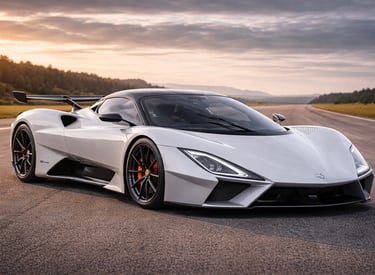 SSC Tuatara hipercarro em pista destacando design aerodinâmico