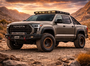 Toyota TRD Hammer picape off-road extrema pronta para desafiar a Raptor em terreno difícil