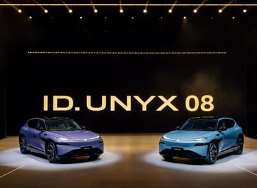 Volkswagen ID Unyx 08 SUV eletrico com 730 km autonomia lancado na China parceria Xpeng