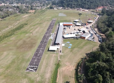vista aerea do clube