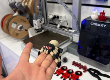 a person holding a toy in their hand