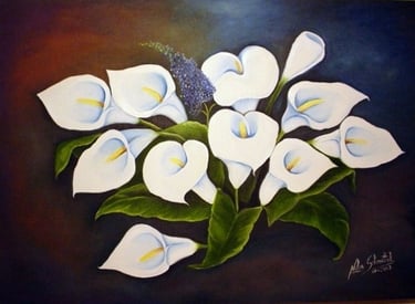 Copo-de-leite 70 x 50 cm