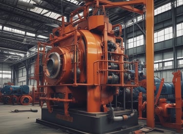 two person fixing AC motor