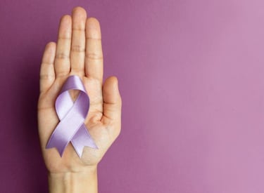 Fiocchetto lilla per i disturbi alimentari