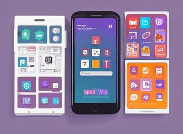 A data analyst working on a laptop with charts and graphs displayed on the screen.