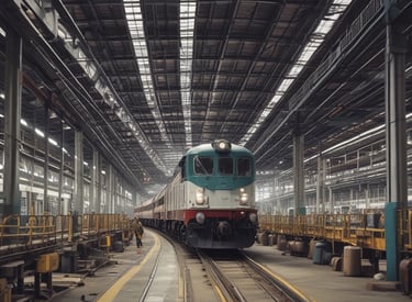 A large directory sign is situated outdoors listing several company names, including Google, Rolls-Royce, Comstock, Cresset, and Spaces, in front of a modern glass building. The ground is paved with tiles, and there are some small shrubs and decorative lights on trees visible in the background.