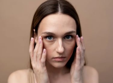 blepharoplasty for correcting defects, deformities, and disfigurations of the eyelids.