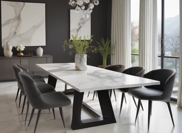 A set of custom-designed chairs highlighting quality craftsmanship.