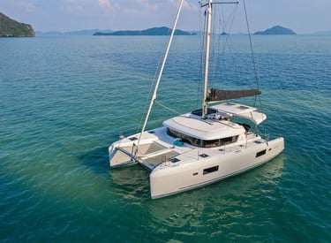 a catamaran Lagoon
