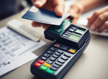 A group of diverse people discussing financial technology on laptops.