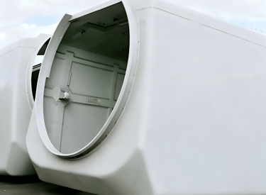 PDCPD Wind Turbine Covers, Nacelle Covers, Wind Turbine Housings, and Air Deflectors