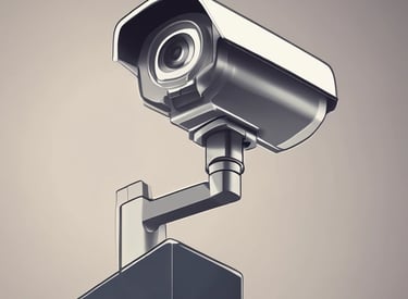 a large building with a flag on top of it