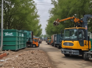 Mobile-friendly website design displayed on a smartphone with vibrant blue highlights.