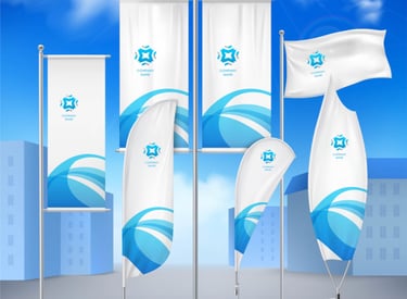 Beach flag | Sky Mainostalo