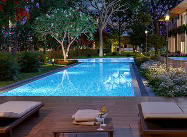 North Bengaluru Luxury Villa Swimming Pool Provident DeansGate IVC Road