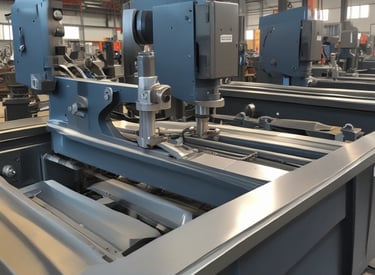 An efficient plastic injection machine in operation.