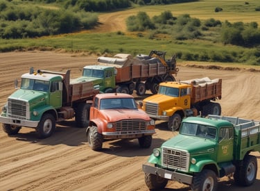 Workers collaborating in a mineral processing facility.