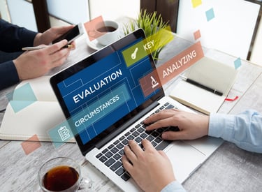 evidence-based assessment of potential software solutions that best fit the organization