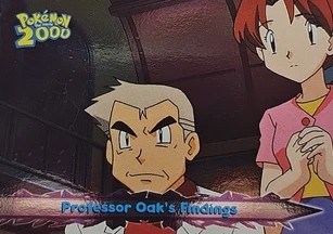 29 Professor Oak's Findings Topps Pokémon The Movie 2000 silver foil