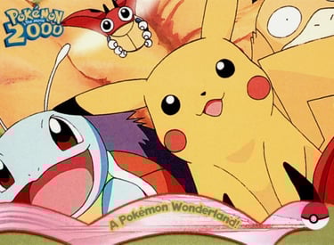 3 A Pokémon Wonderland ! Topps Pokémon The Movie 2000