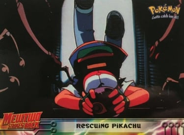 30 Rescuing Pikachu Topps Pokémon The First Movie