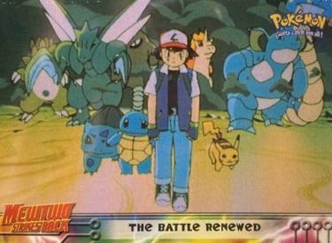 32 The Battle Renewed Topps Pokémon The First Movie