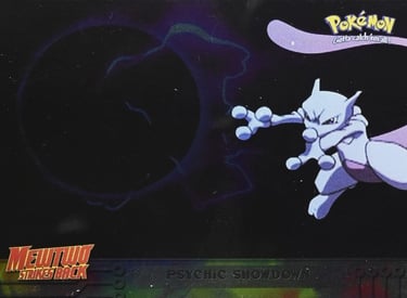 33 Psychic Showdown Topps Pokémon The First Movie silver foil