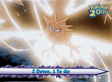 35 2 Down, 1 To Go Topps Pokémon The Movie 2000