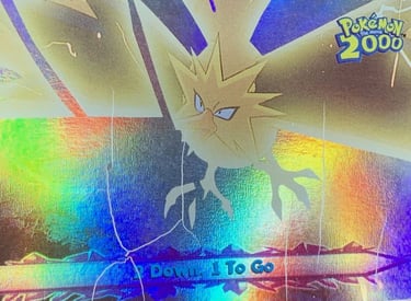 35 2 Down, 1 To Go Topps Pokémon The Movie 2000 rainbow foil