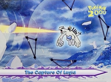 57 The Capture Of Lugia Topps Pokémon The Movie 2000