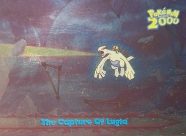 57 The Capture Of Lugia Topps Pokémon The Movie 2000 silver foil