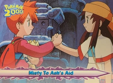 59 Misty To Ash's Aid Topps Pokémon The Movie 2000