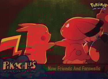 59 New Friends And Farewells Topps Pokémon The First Movie silver foil