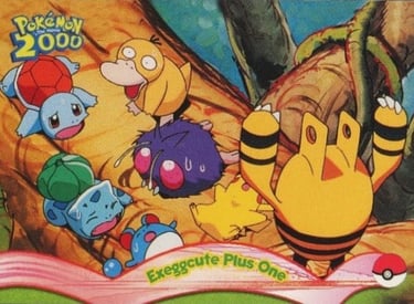 6 Exceggcute Plus One Topps Pokémon The Movie 2000