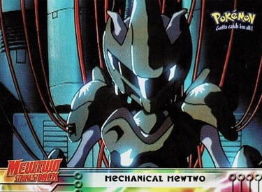 6 Mechanical Mewtwo Topps Pokémon The First Movie